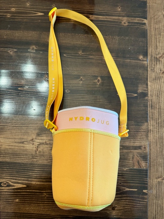 HydroJug Other - HydroJug Yellow & Pink Neoprene Crossbody Bottle Sling